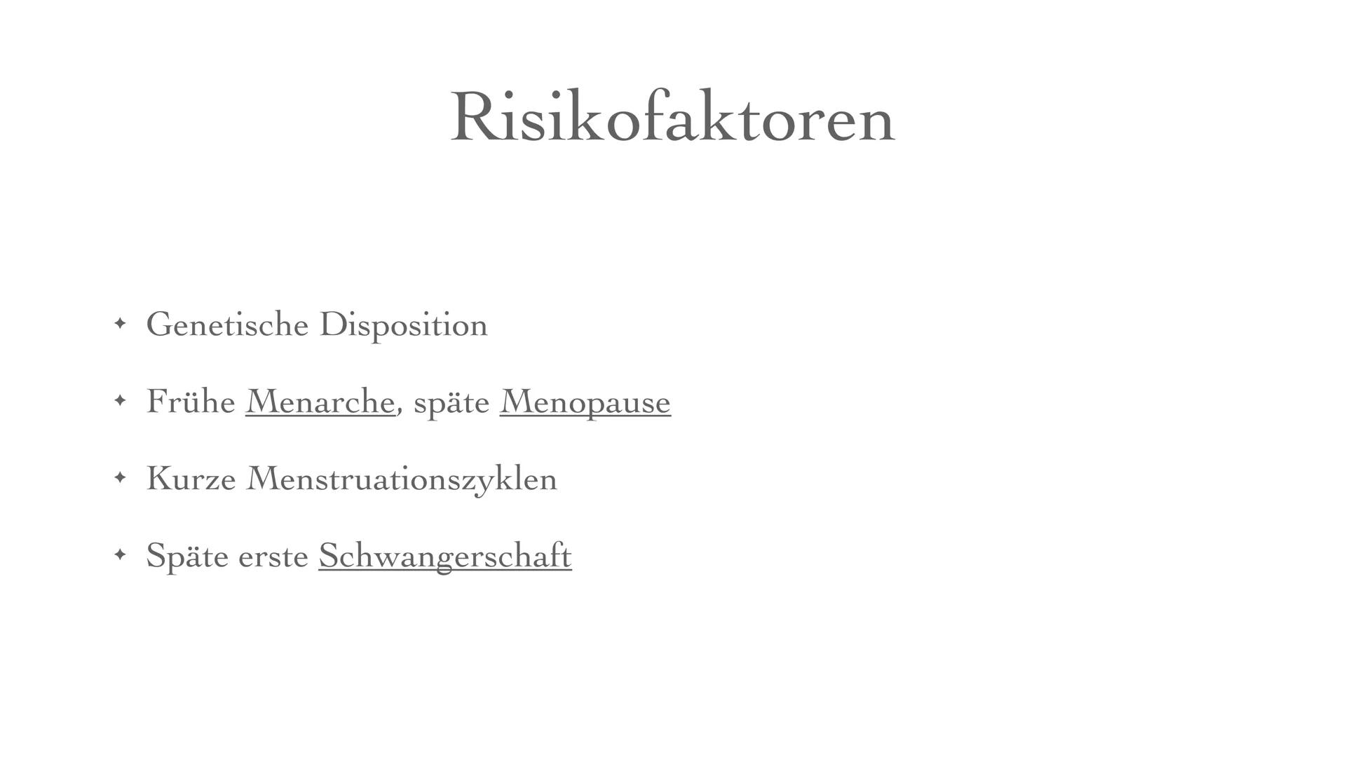 Julia Lisjanskij
Endometriose
08.06.2021 ✦ Definition
+ Beschreibung
✦ Formen
✦
Epidemiologie
Symptome
✦ Ursache
+ Risikofaktoren
Diagnose
T
