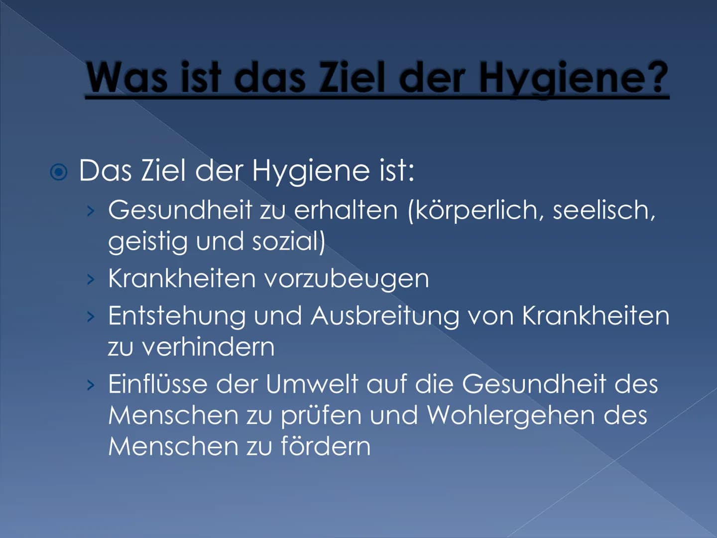 Hygiene
Infektionen
Die Hygiene Gliederung
Was ist Hygiene?
● Hygiene zu Hause und Unterwegs!
Arten der Hygiene!
• Was ist wenn zu viel Hygi