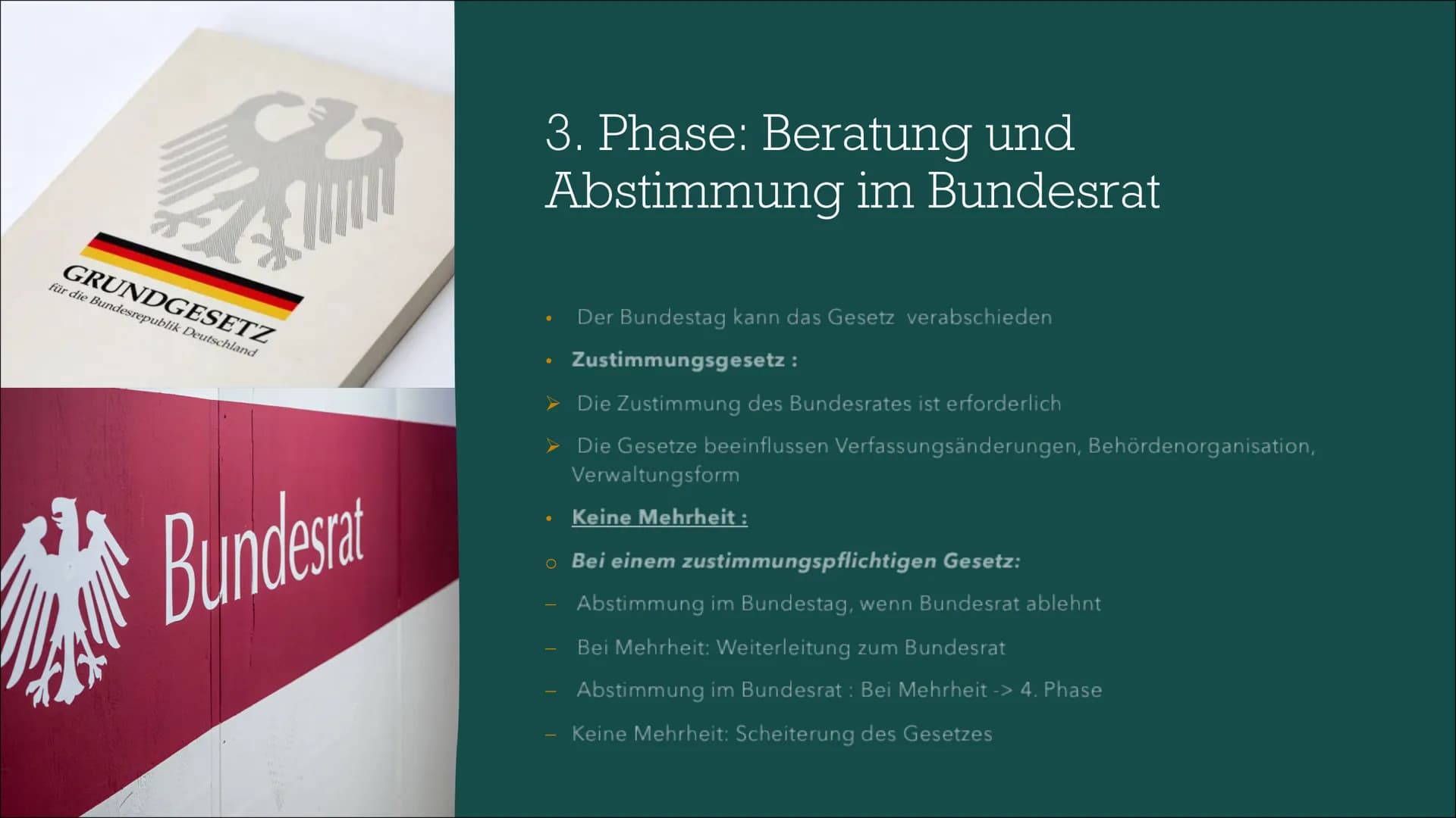 Gesetzgebungsprozess
In Deutschland Inhaltsverzeichnis
Allgemeine
Informationen
Ablauf
Kritik
Quellen Allgemeine Informationen
• Gesetzgebun