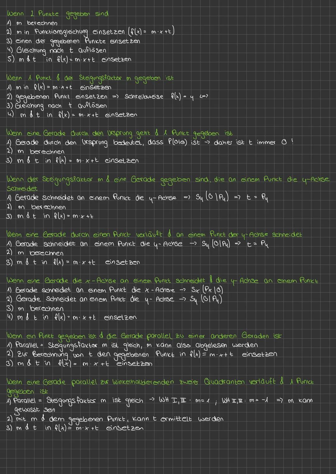 # Mathe Analysis:
BOS # LINEARE FUNKTIONEN

$f(x) = m x + t$

$f(x) = 4$

$m = Steigung$

$x = + - Achse$

$t = 4-Achse$

- $m> O$ Steigend
