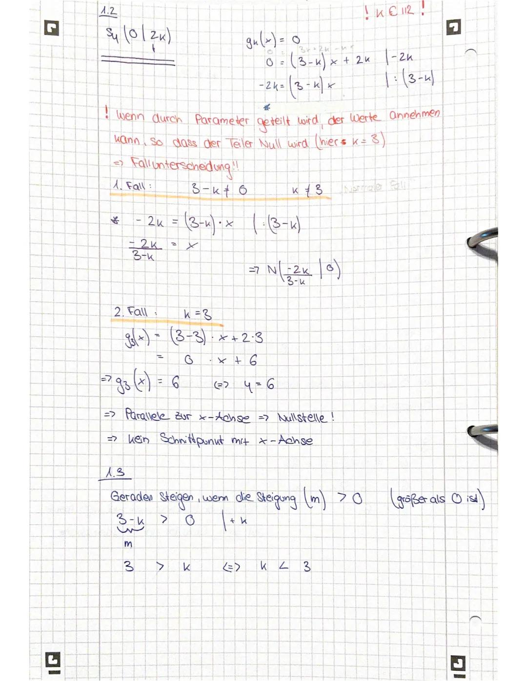 # Mathe Analysis:
BOS # LINEARE FUNKTIONEN

$f(x) = m x + t$

$f(x) = 4$

$m = Steigung$

$x = + - Achse$

$t = 4-Achse$

- $m> O$ Steigend
