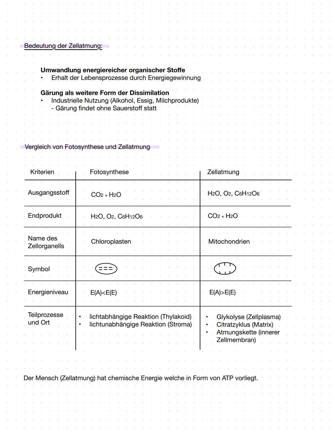 2.1 Ernährungsweise bei Lebewesen
autotroph
Assimilation
Aufbau körpereigener energiereicher
organischer Stoffe
Aufnahme körperfremder,
ener