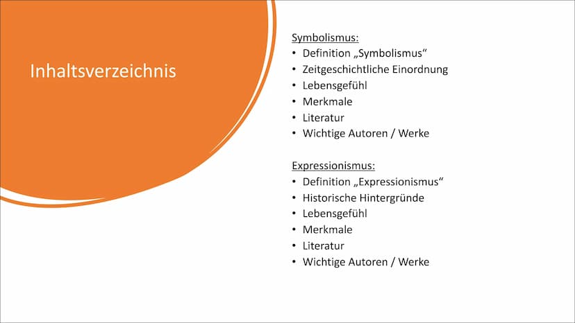 Symbolismus und
Expressionismus مستسلمهمه
Definition:
Kunstrichtung die Inhalt in Symbolen wiederzugeben versucht.
Abkehr von Realismus und 