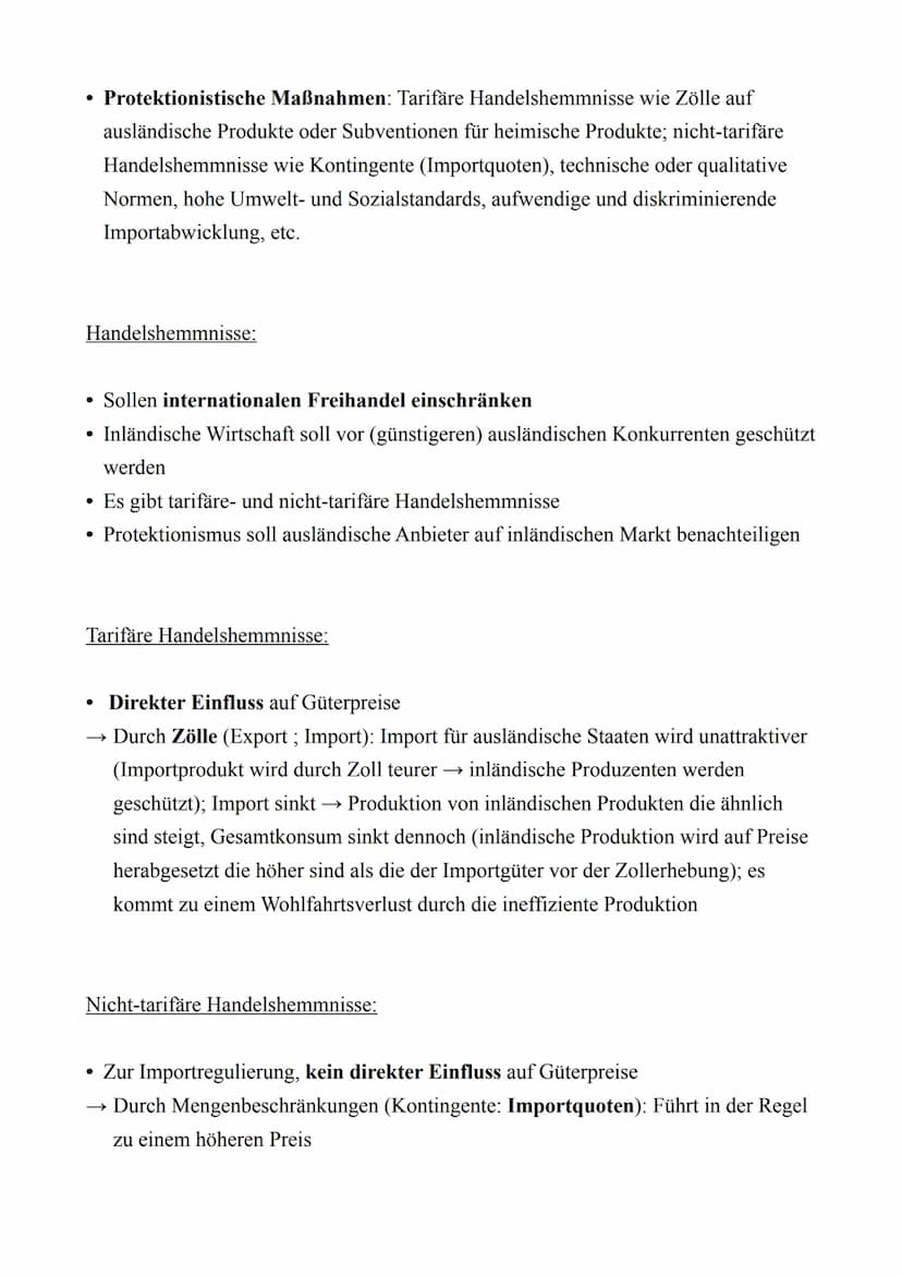 PoWi LK - Abitur 2022
Lernzettel
13.2.: Chancen und Risiken weltwirtschaftlicher Verflechtungen
Außenhandelspolitik und Handelsregime
Leitbi