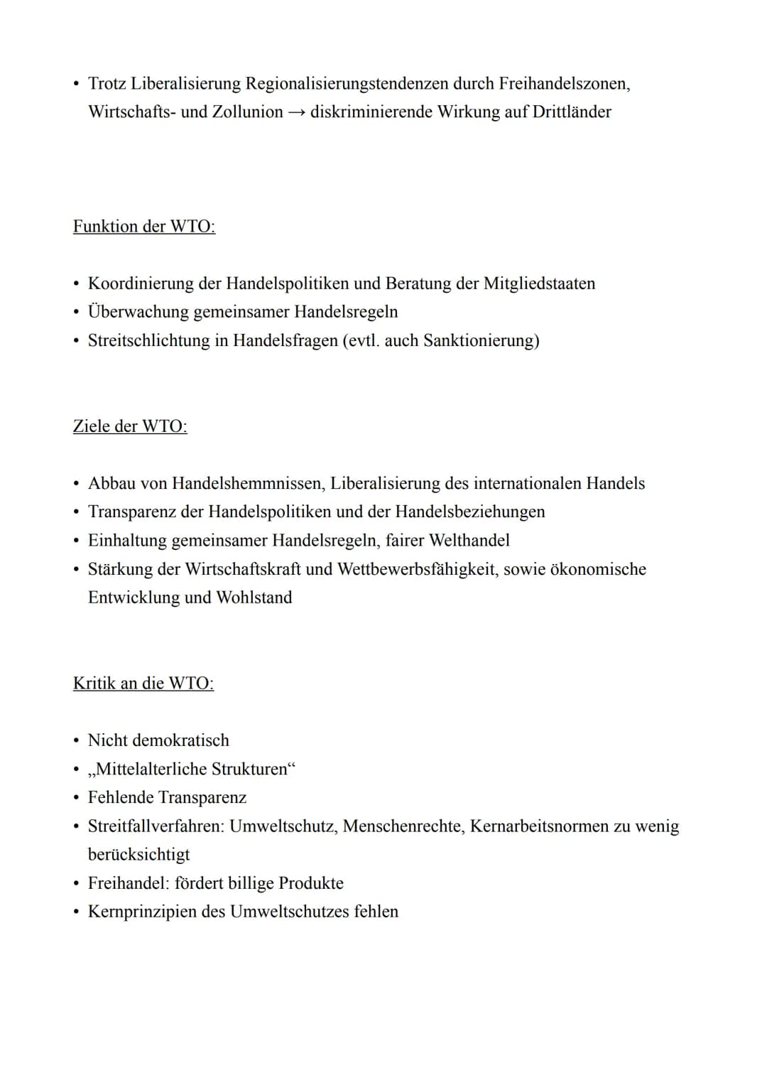 PoWi LK - Abitur 2022
Lernzettel
13.2.: Chancen und Risiken weltwirtschaftlicher Verflechtungen
Außenhandelspolitik und Handelsregime
Leitbi
