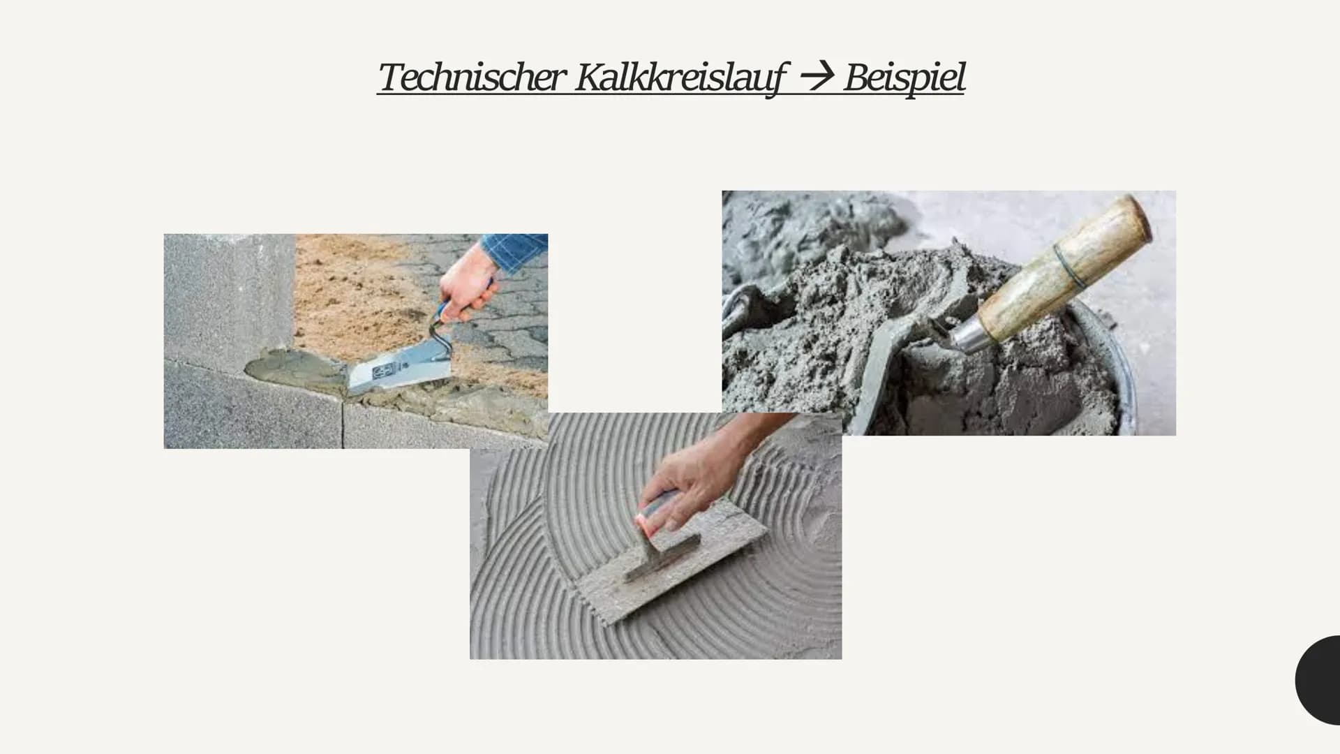 Kalkkreislauf
In der Natur und Technik
- Chemiepräsentation - 1. Kalk und seine Eigenschaften
Kalkkreislauf
2.
2.1 natürlicher Kalkkreislauf