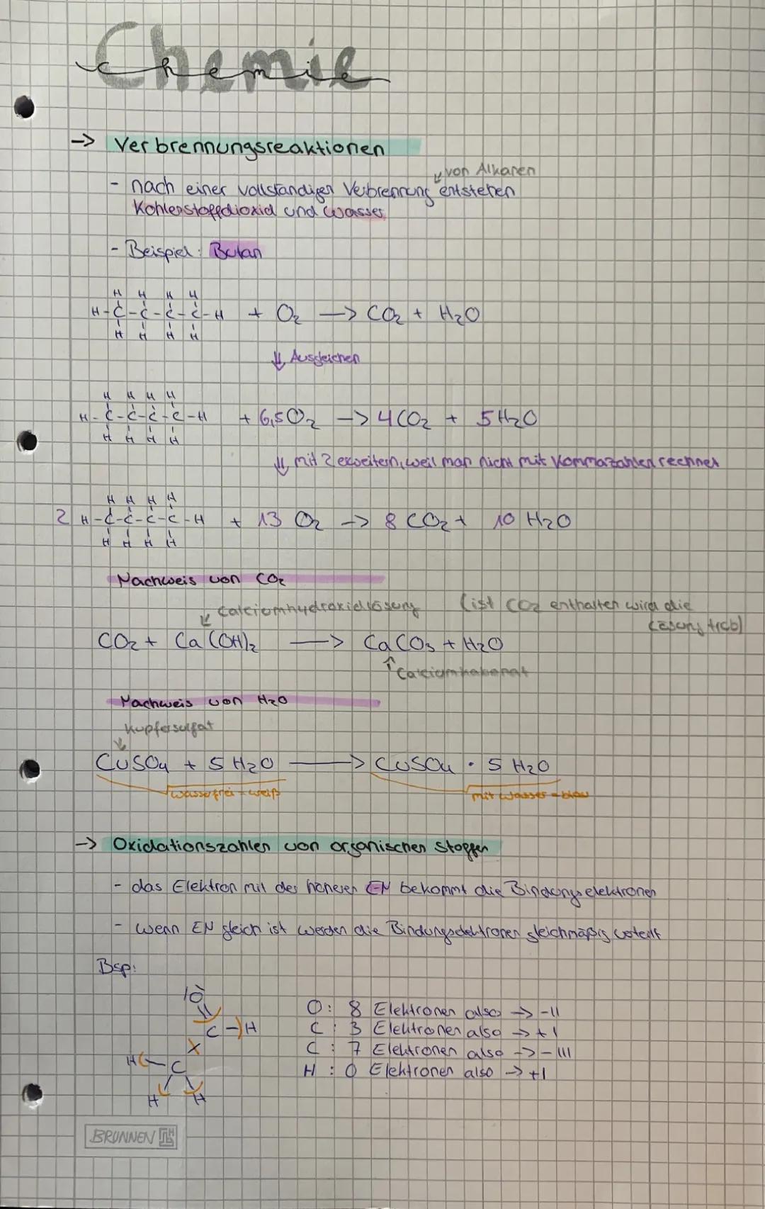 Organische Chemie Q1