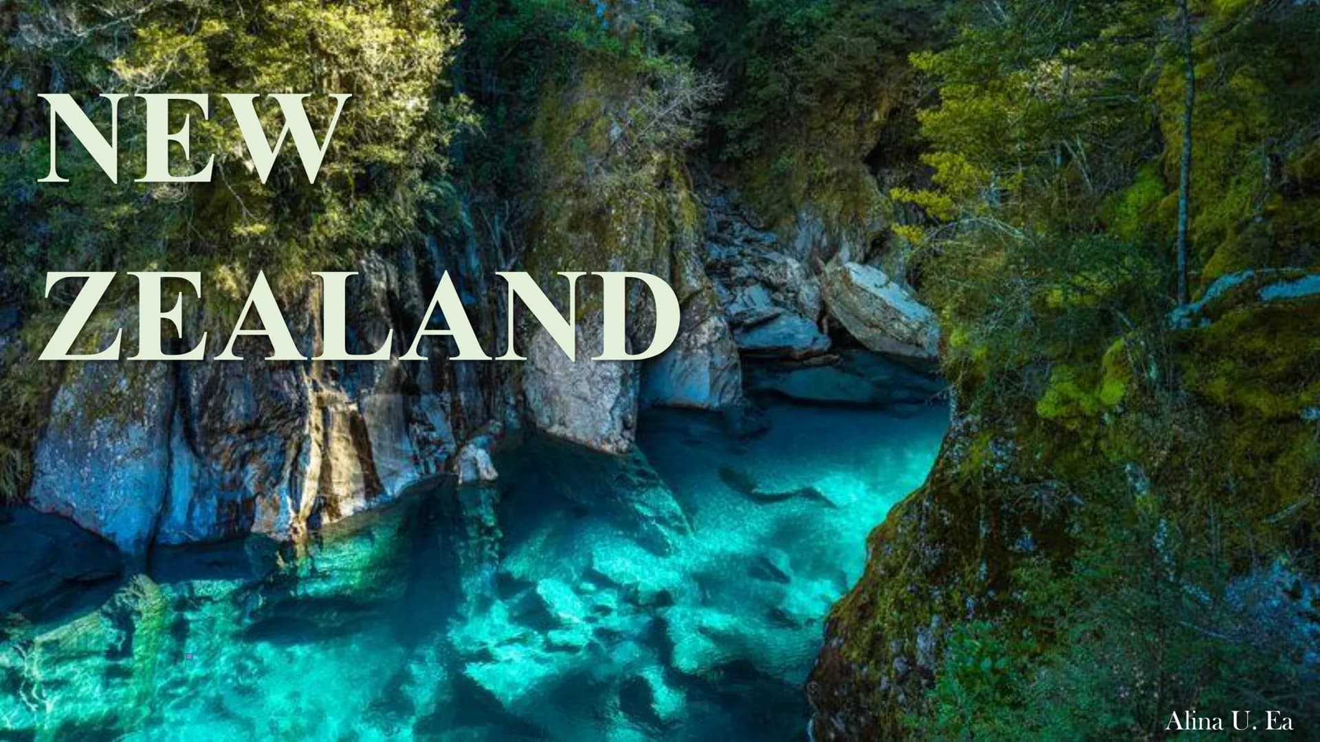 NEW
ZEALAND
Alina U. Ea NEW
Outline
Geography
ZEALANDneral
History
Politics
Economy
• Funfacts Geography
O
Nations Online Project
Te Anaug
O