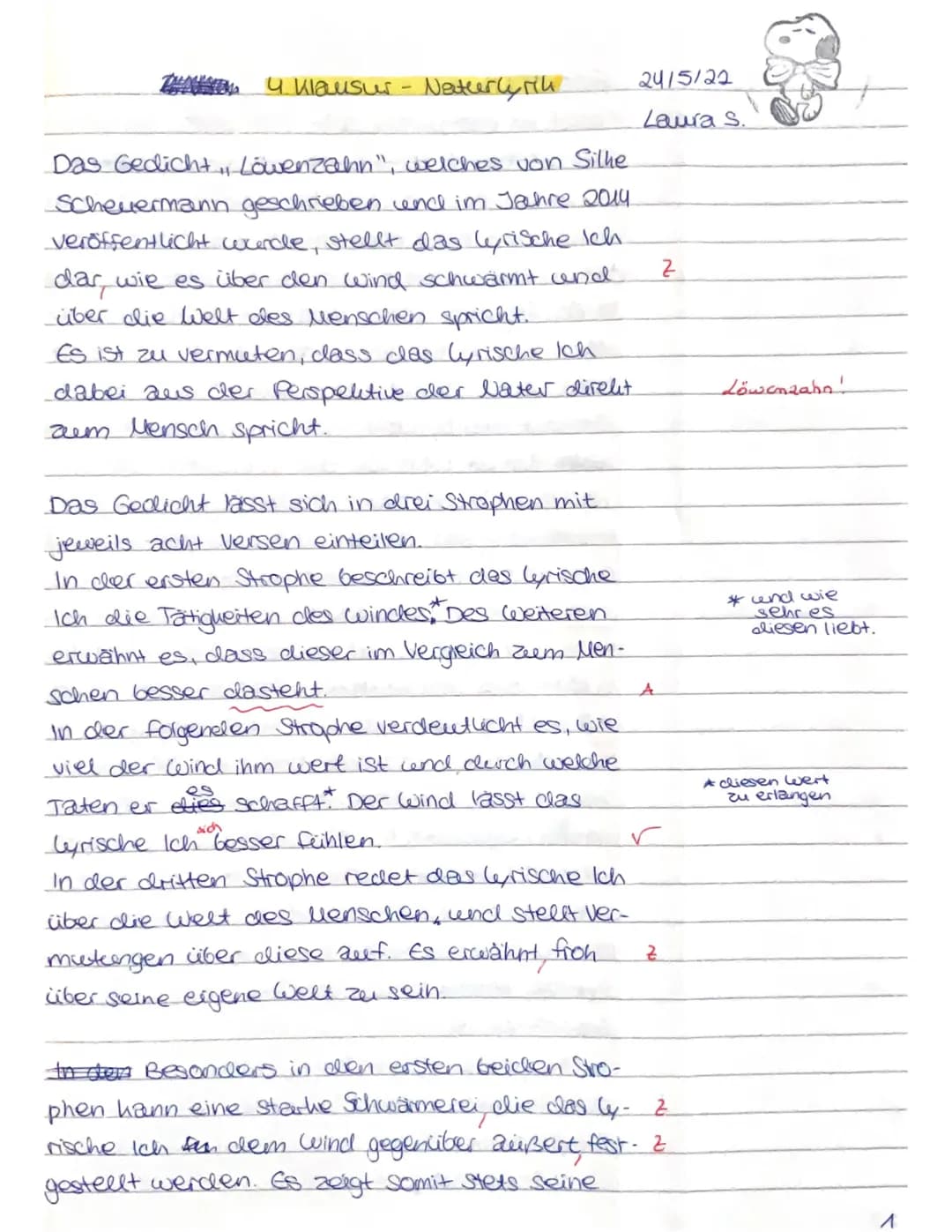 6062
Ministerium für
Schule und Bildung
des Landes Nordrhein-Westfalen
Name: Laura S.
Zentrale Klausur am Ende der Einführungsphase
2022
Deu