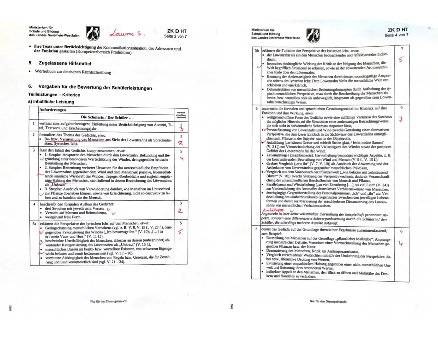 6062
Ministerium für
Schule und Bildung
des Landes Nordrhein-Westfalen
Name: Laura S.
Zentrale Klausur am Ende der Einführungsphase
2022
Deu
