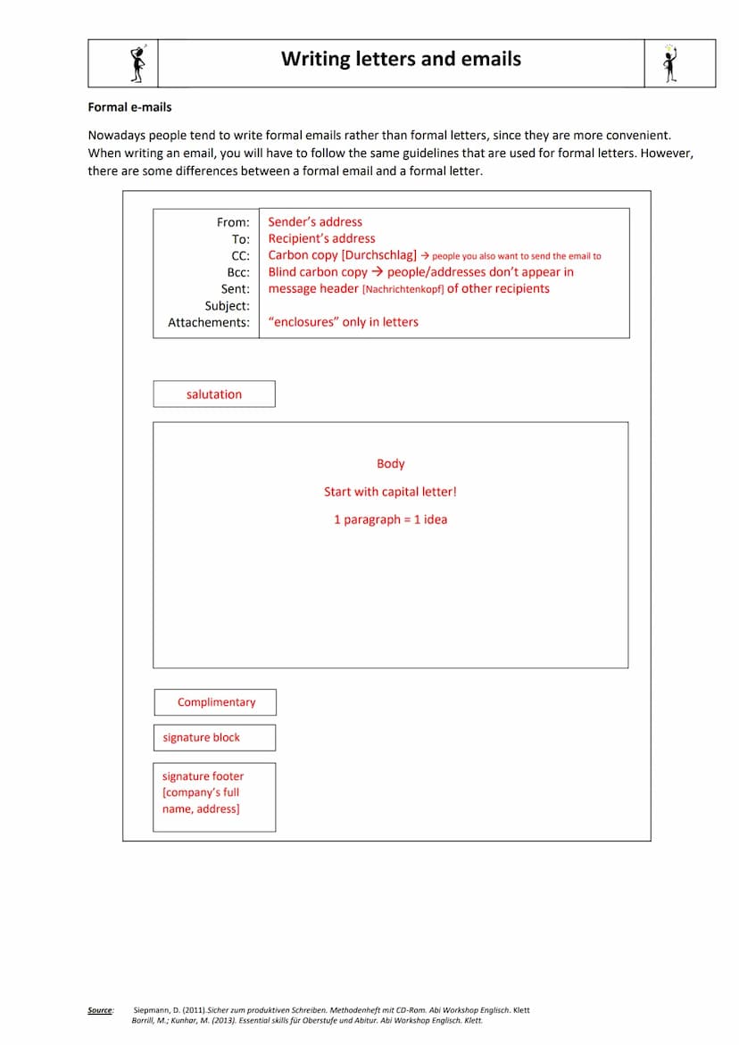 Writing letters and emails
The dominant role of English in global communication makes it essential for you to learn how to write letters
and