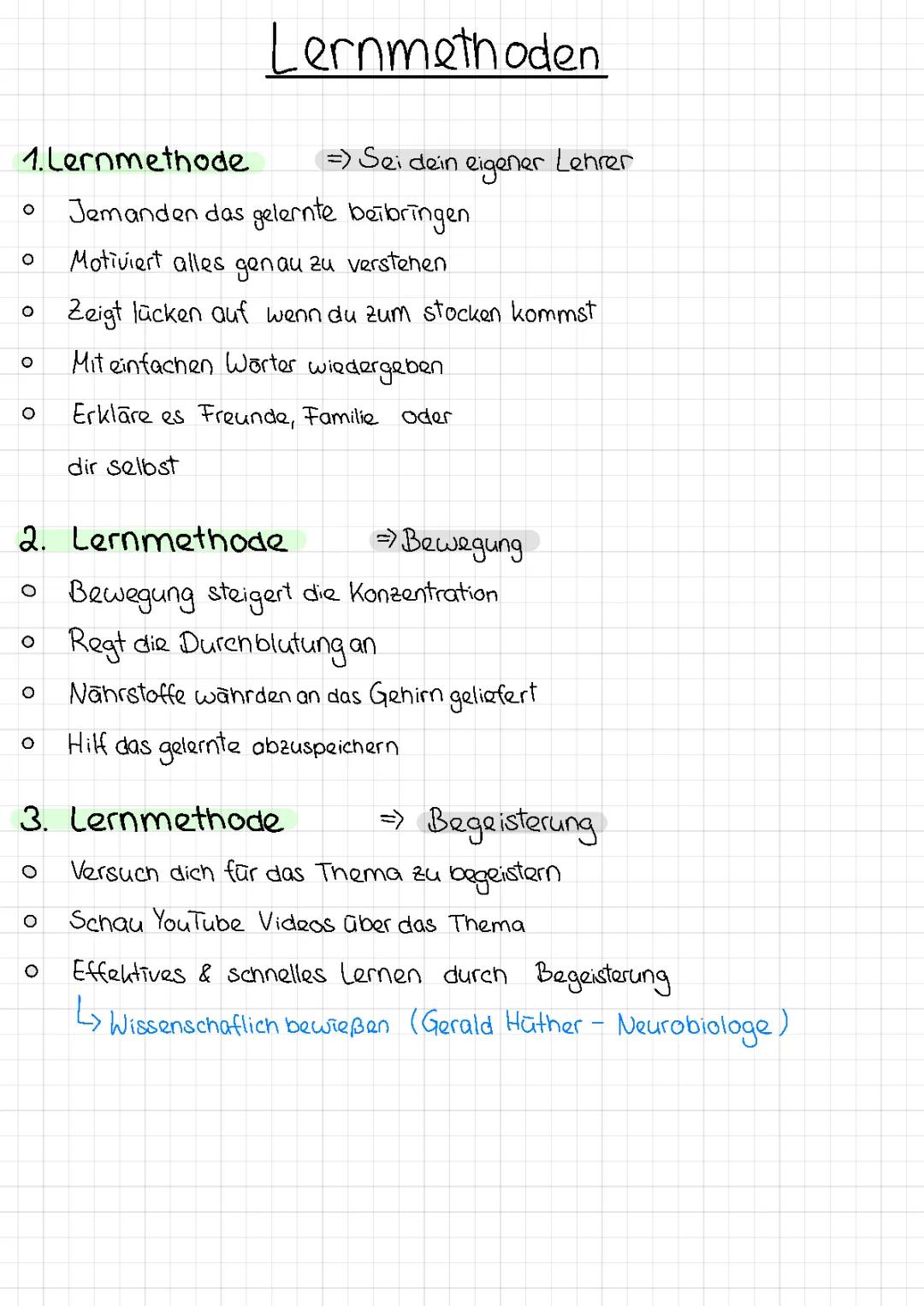 Lernmethoden 
