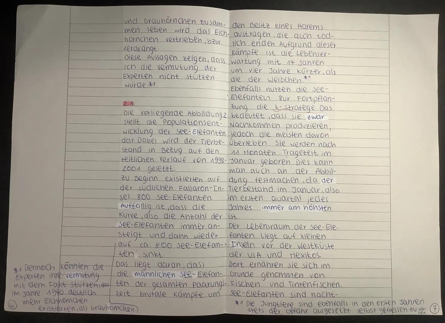  4 Biologie-Klausur

4.4.
Das Eichhörnchen ist im ver-
gleich zum Grauhörnchen
Kleiner und leichter, jecloch
List ihr Lebensraum ausgebrei-
