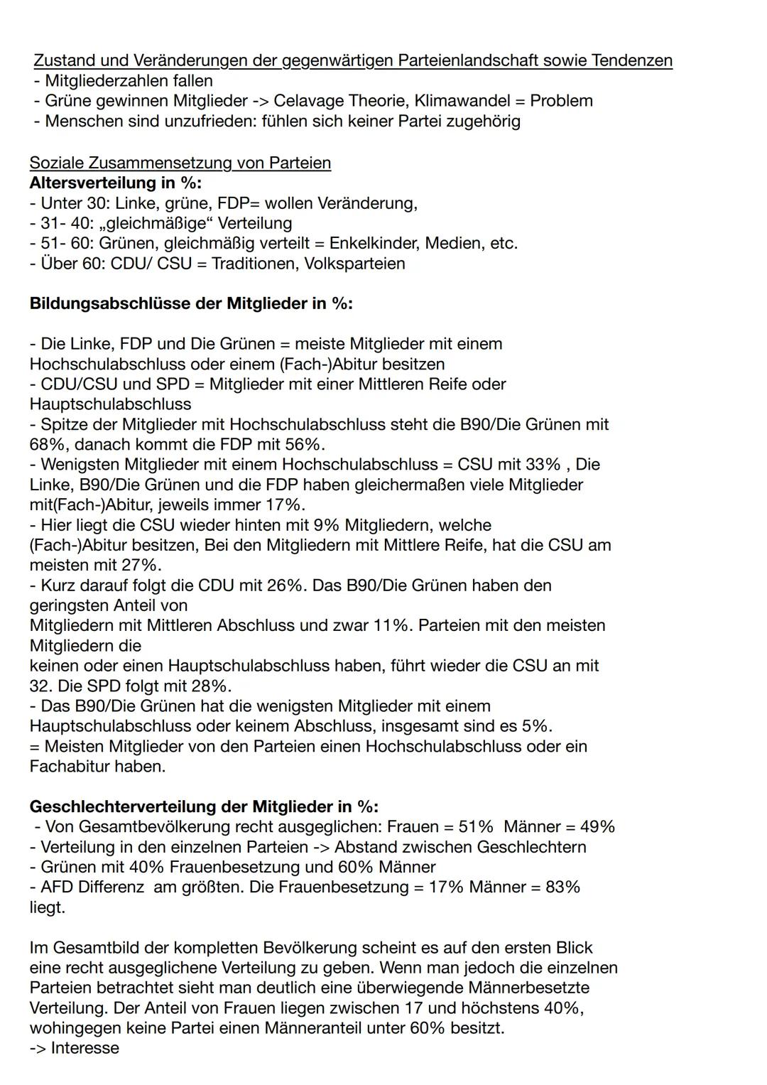 # Lernzettel: Politische Partizipation

Kategorien politischer Partizipation
- Wahlen: Wahlinformation, Wahlkampf
- Demonstrationen: Ziviler