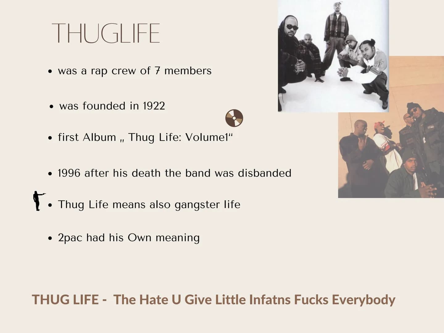 TUPAC
AMARU
SHAKUR
"All I'm trying to do is survive and make good
out of the dirty, nasty, unbelievable lifestyle
that they gave me.” TUPAC'