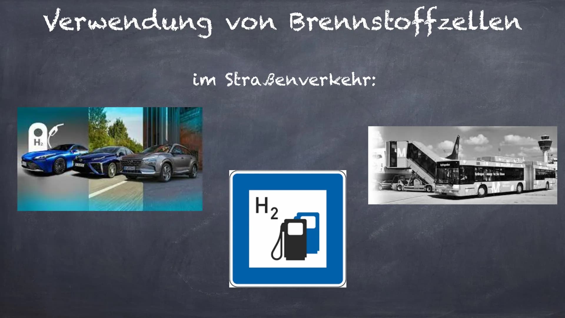 Aufbau
Die Brennstoffzelle
Funktionsweise
Reaktionsgleichung
Sonstiges
Verwendung
Vor-/ Nachteile Anode
→ Oxidation
Elektronen (e-)
Zugeführ