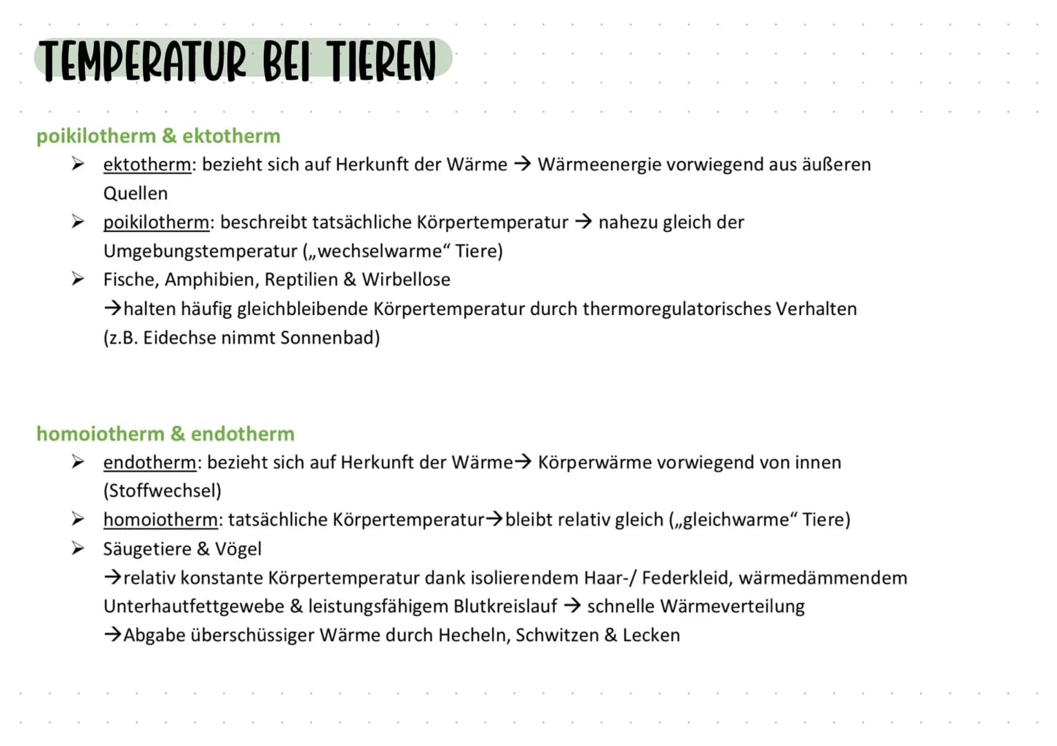 ÖKOLOgie BIOLOGIE KLAUSUR Q2
Themen
ABIOTISCHE Faktoren
-
Temperatur
- General.
- Tiere.
- Pflanzen.
Licht
→> Handout
Wasser
- Blattaufbau
-