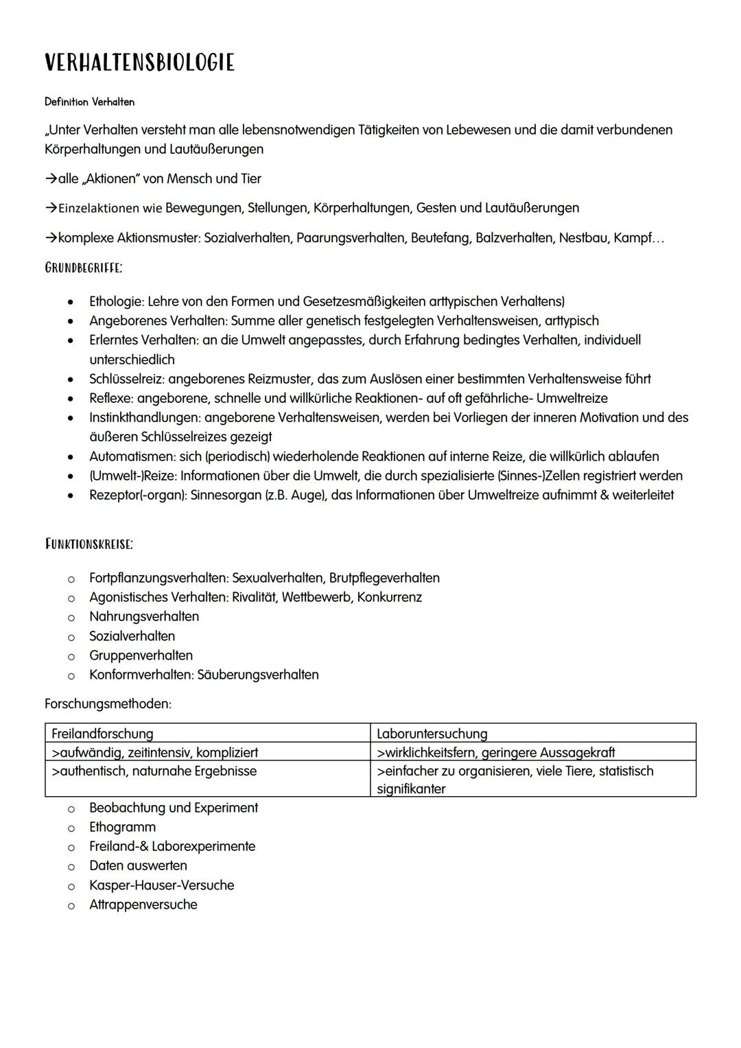 NEUROBIOLOGIE NEUROBIOLOGIE
Verhalten: Reiz-Reaktions-Schema
Reiz >>>
→sensorische/ afferente Nerven sind Nerven,
die eine Erregung zum ZNS 