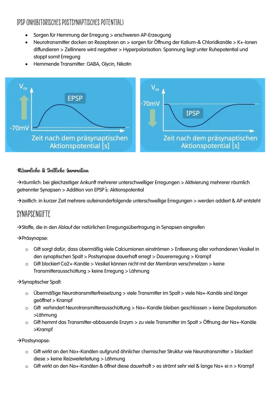 NEUROBIOLOGIE NEUROBIOLOGIE
Verhalten: Reiz-Reaktions-Schema
Reiz >>>
→sensorische/ afferente Nerven sind Nerven,
die eine Erregung zum ZNS 