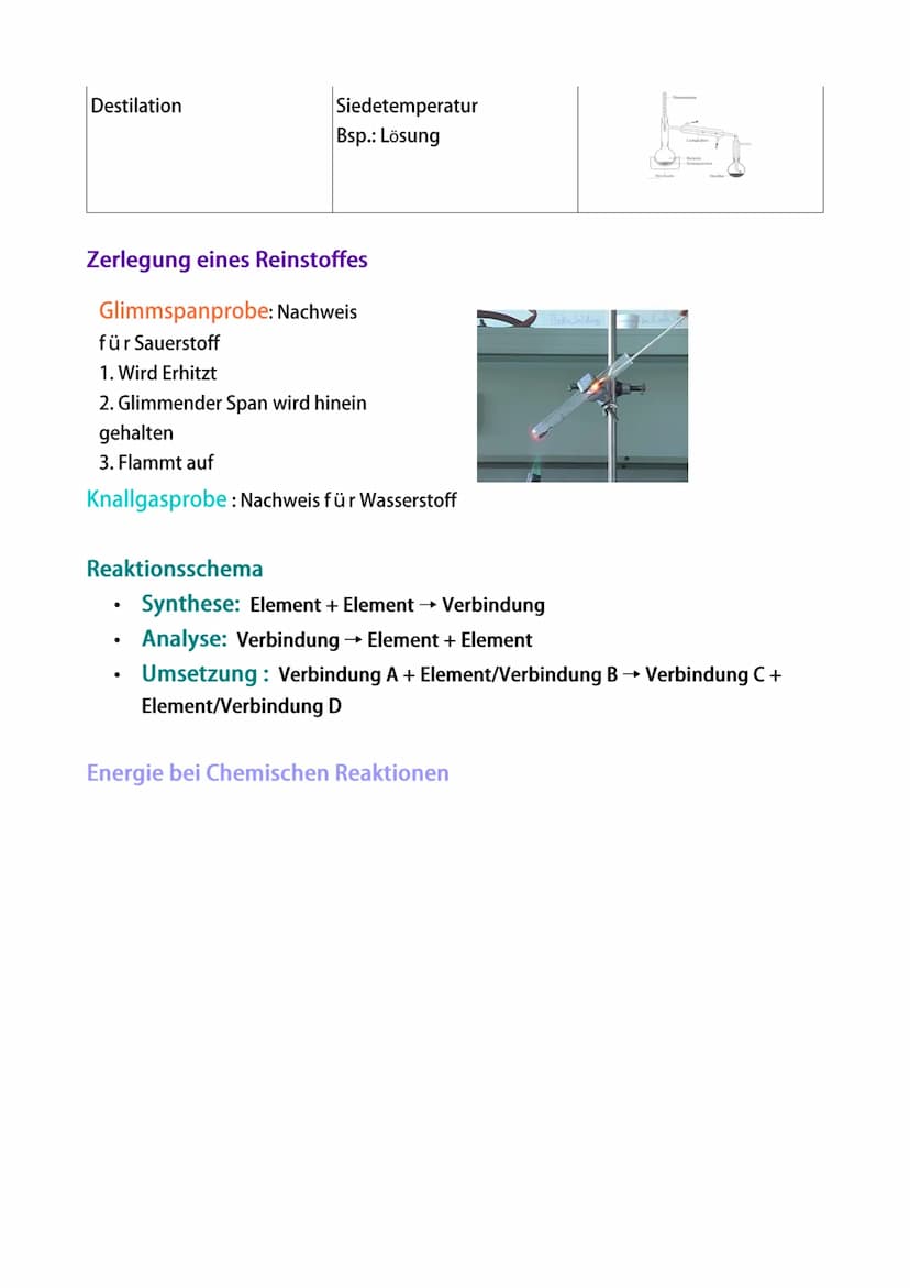 Chemie 8. Klasse
Reinstoffe und Gemische
Definition Reinstoffe:
Stoffe die durch Karakteristische Stoffeigenschaften eindeutig gekennzeichne