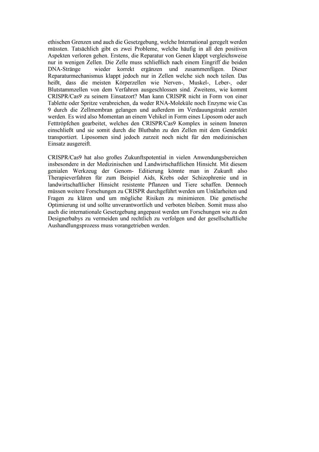 Ich stelle euch heute die revolutionäre Methode der Genom-Editierung CRISPR/Cas9
vor. Am Ende dieses Vortrages werdet ihr ungefähr wissen wi