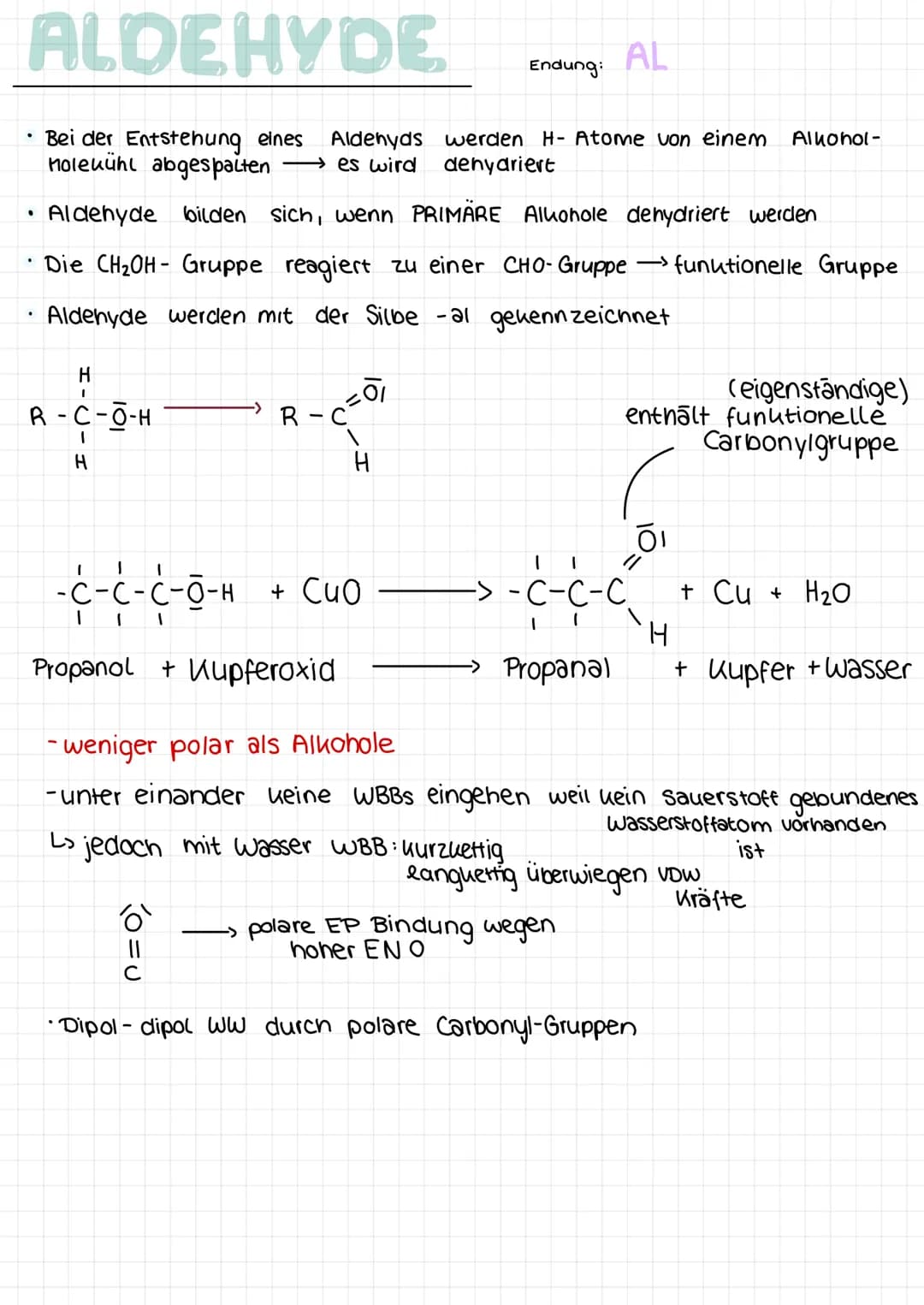 اور
Ketone
CnHznt10
ALKOHOL
Aldehyde Alkanole/(Alkohole)
NOMENKLATUR DER ALKOHOLE
1. Hauptuette benennen (längste Kette mit Hydroxy-Gruppe /