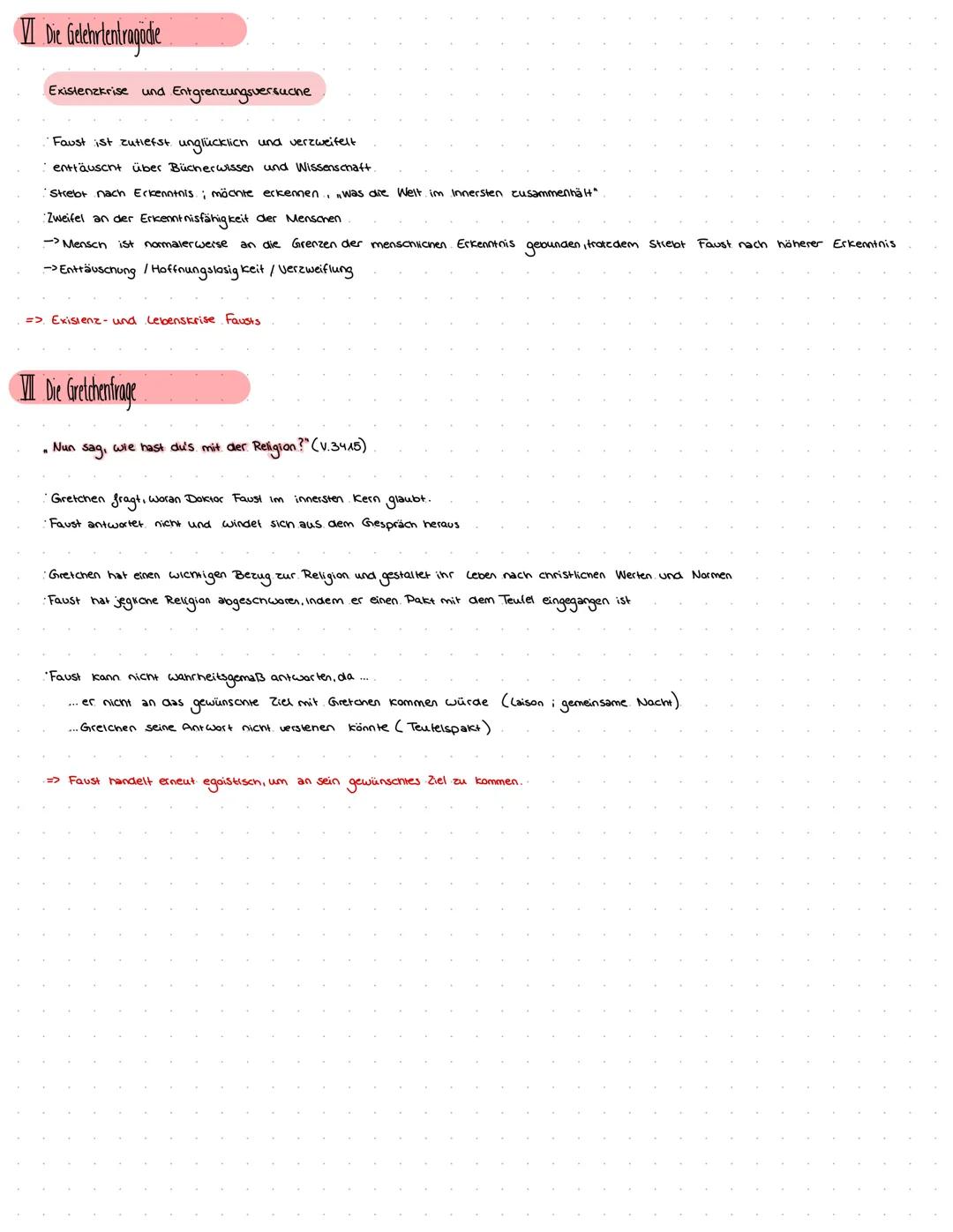 # DEUTSCH LERNZETTEL

# FAUST I

I Figurenkonstellation

Weiß wie die wetle ausgent

Gott

Mephisto

Kritisiert die Schöpfung da. Menschen

