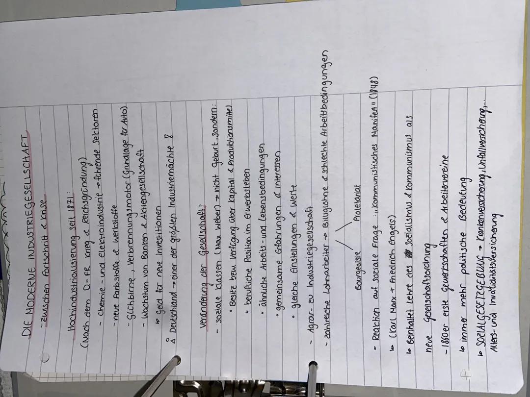 Die Moderne Industriegesellschaft: Definition, Merkmale und Folgen der Industrialisierung in Deutschland