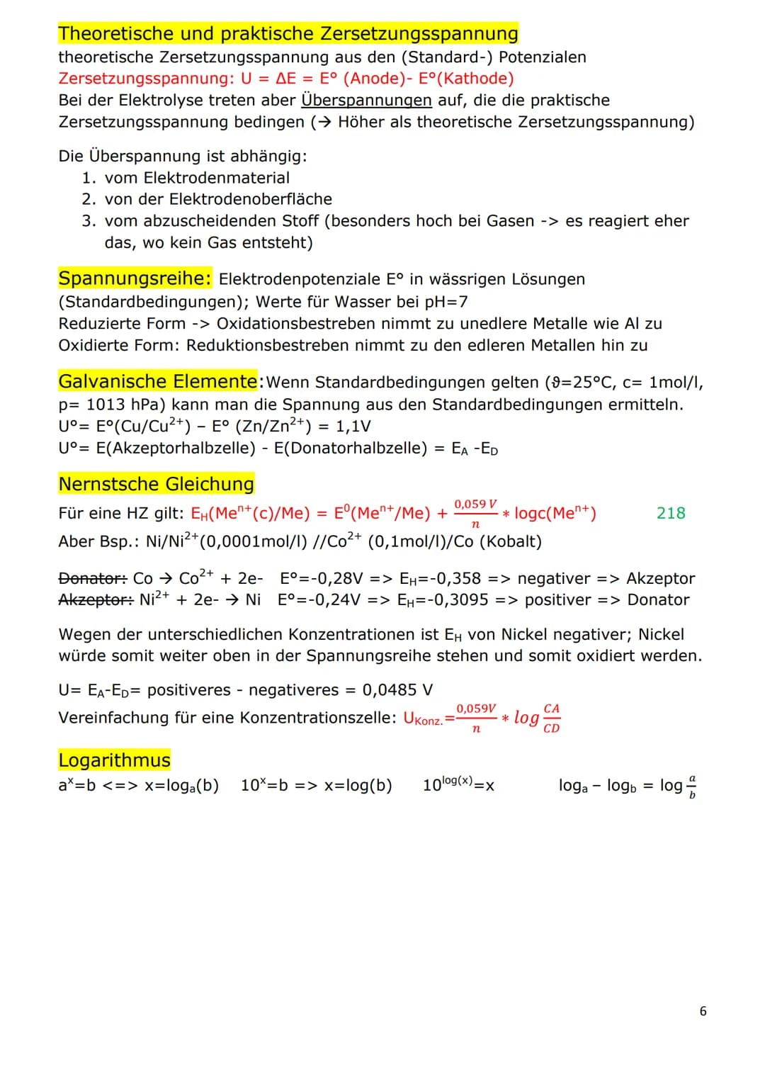 Zink
Kupfer
Elektrochemie
Teilgebiet der physikalischen Chemie, das sich mit wechselseitiger Umwandlung
von chemischer & elektrischer Energi