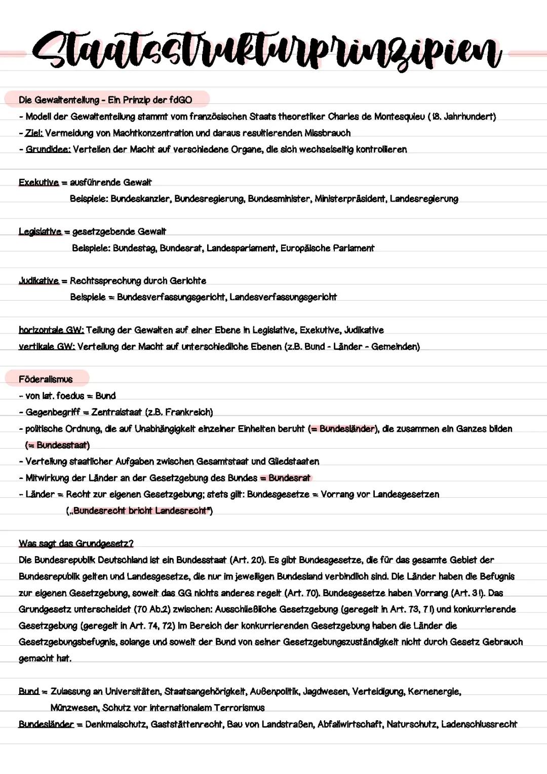 Staatsstrukturprinzipien
