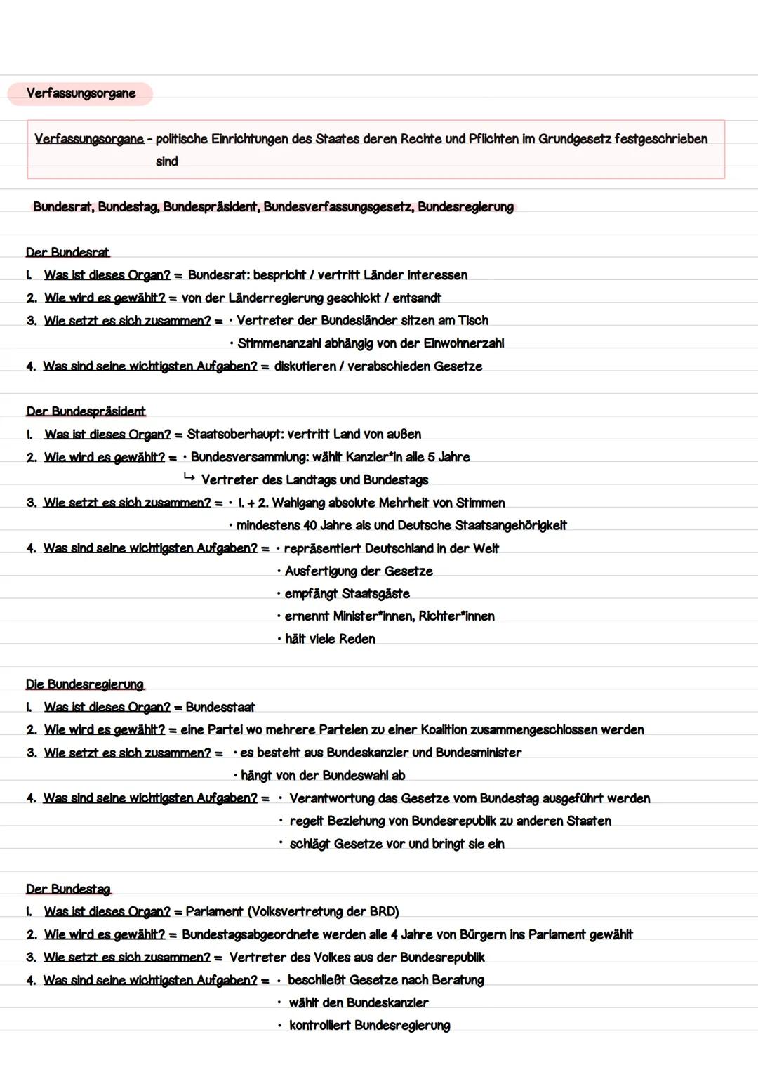 Staatsstrukturprinzipien
Die Gewaltenteilung - Ein Prinzip der fdGO
- Modell der Gewaltenteilung stammt vom französischen Staats theoretiker