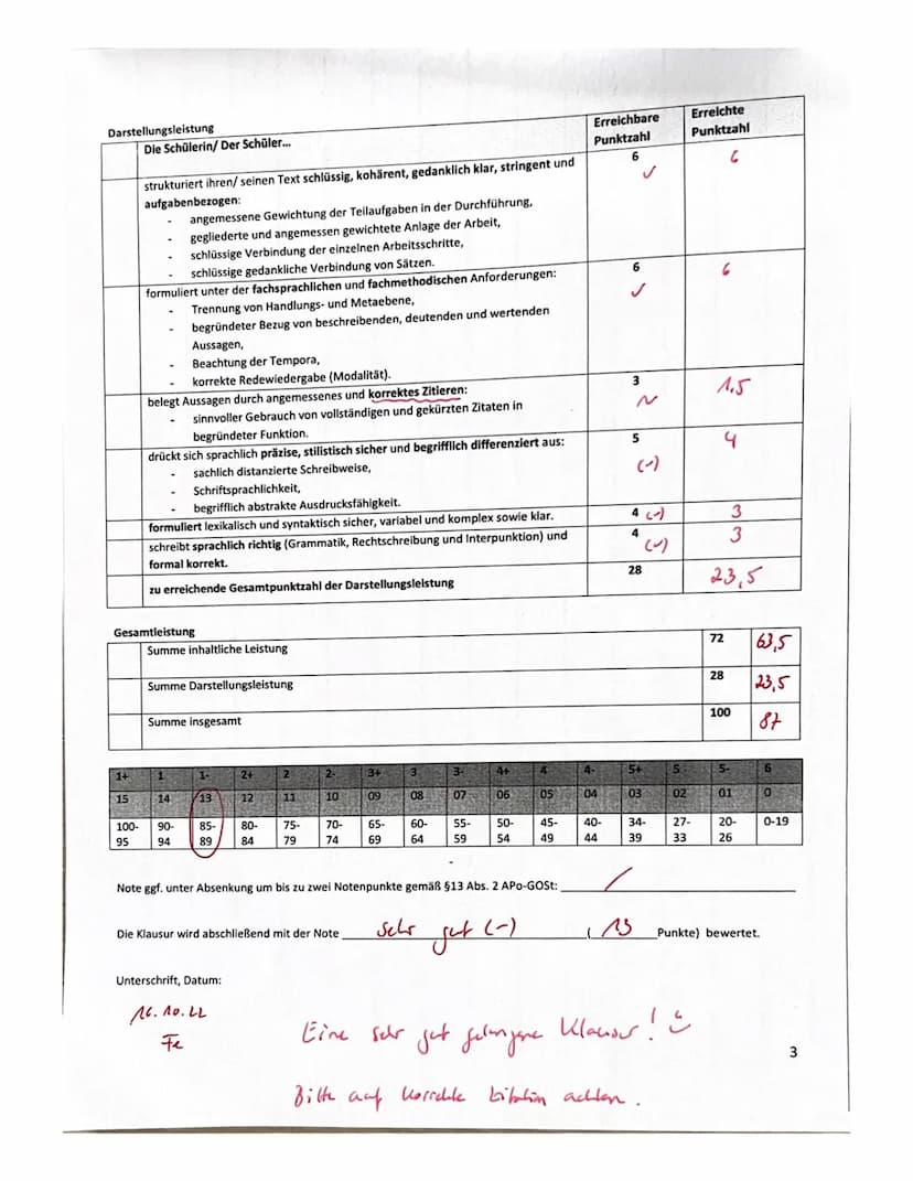 D/Q1/Fe/Sh
Aufgabentyp IIA: Analyse eines Sachtextes
Bearbeitungszeit: 90 Minuten
1. Klausur - 1. Halbjahr ,,Sprache und Spracherwerb"
Aufga