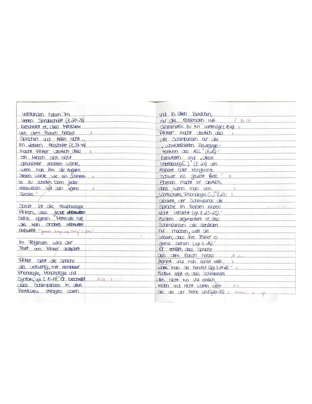 D/Q1/Fe/Sh
Aufgabentyp IIA: Analyse eines Sachtextes
Bearbeitungszeit: 90 Minuten
1. Klausur - 1. Halbjahr ,,Sprache und Spracherwerb"
Aufga