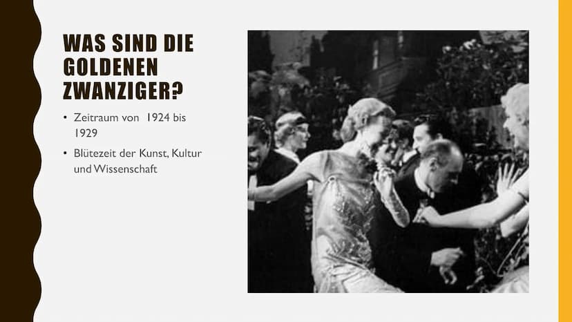 DIE
GOLDENEN
ZWANZIGER
MELINA NIKOLA SCHMIDT
Fur LEITFRAGE
WAREN DIE
GOLDENEN
ZWANZIGER"
NUN WIRKLICH
GOLDEN?! THEMEN
Krisenjahr 1923
Lebens