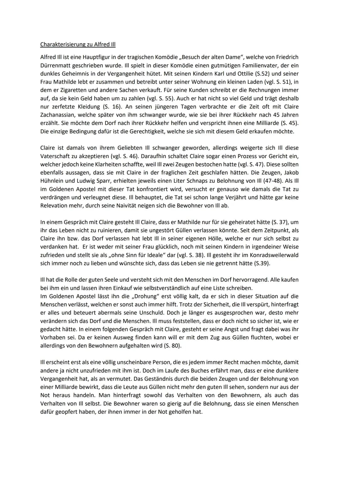 Charakterisierung Alfred Ill