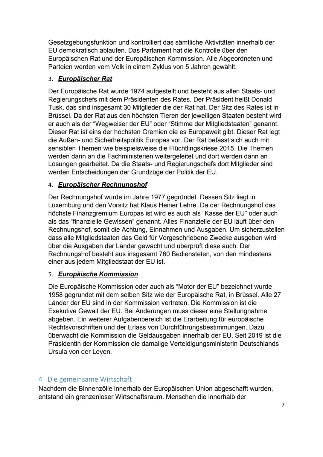 Fach:
Thema der Jahresarbeit:
Fachlehrer:
Name des Schülers:
Klasse:
Sozialkunde
Die Europäische Union
10a Inhaltsverzeichnis
Vorwort......
