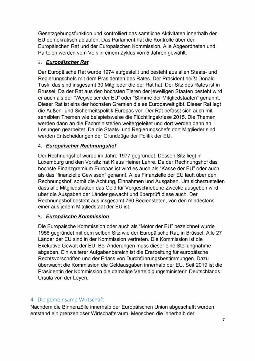 Fach:
Thema der Jahresarbeit:
Fachlehrer:
Name des Schülers:
Klasse:
Sozialkunde
Die Europäische Union
10a Inhaltsverzeichnis
Vorwort......
