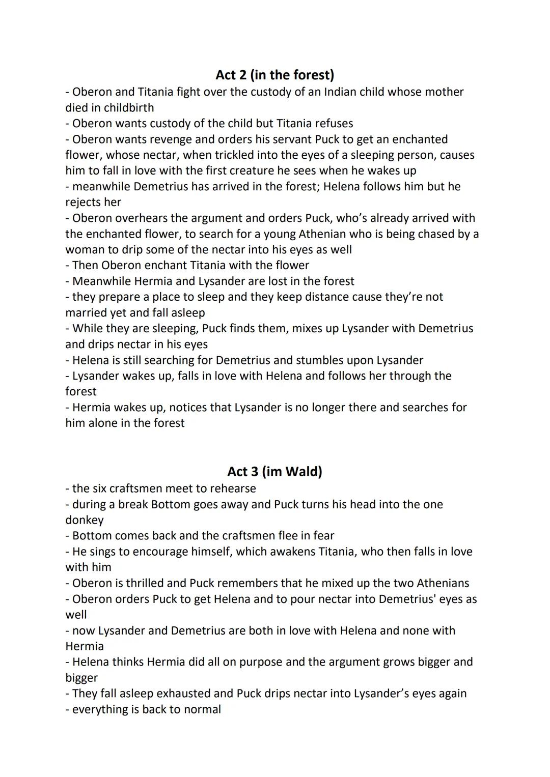 # Englischreferat A Midsummernight's Dream

1. general information:

- a comedy written by William Shakespeare in 1595/96
- is one of Shakes