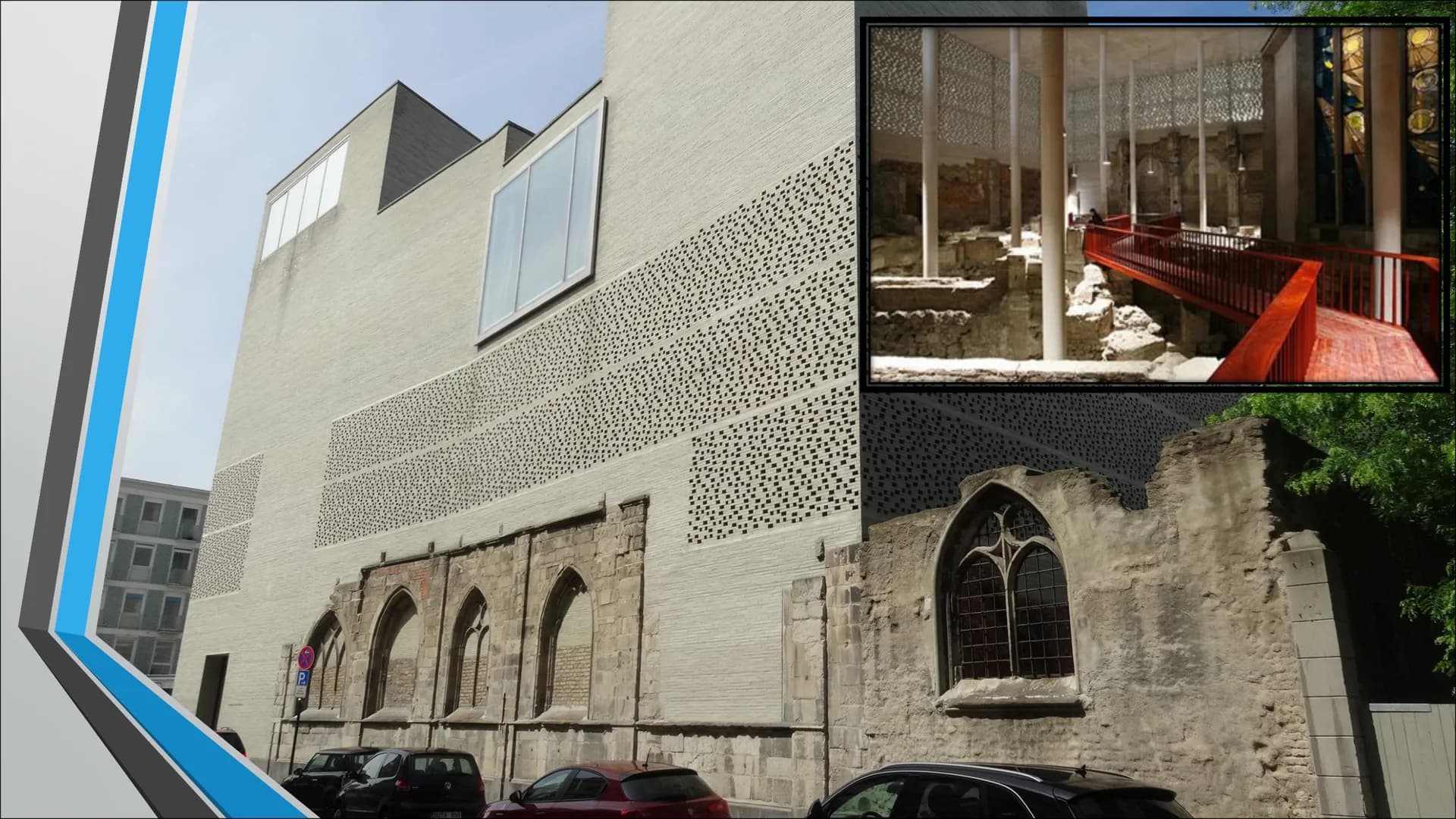 Peter Zumthor
Kolumba
Das Kunstmuseum des Erzbistums Köln Historischer Hintergrund
Kirche St. Kolumba erstmals im Jahr 980 erwähnt
• Eine de