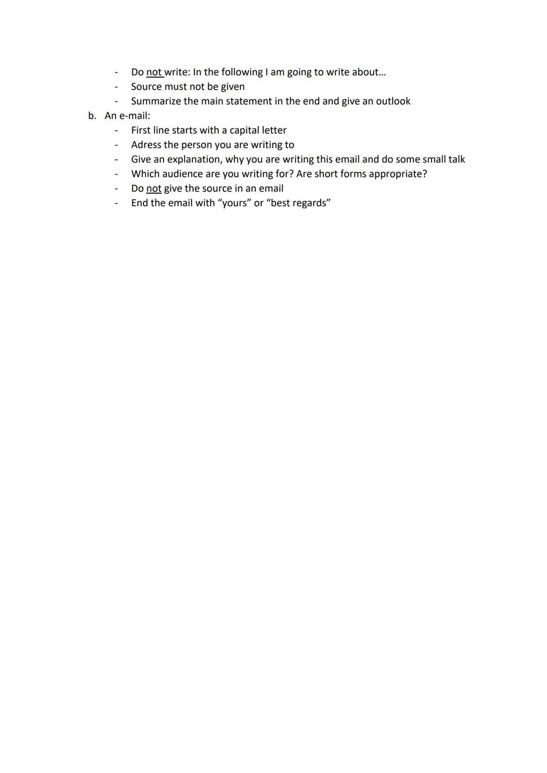 Schriftliches Englisch Abitur 2020
Structure:
I. Listening Comprehension - 30 min; 20%
II. Questions on the text - Choose one of the 2 given