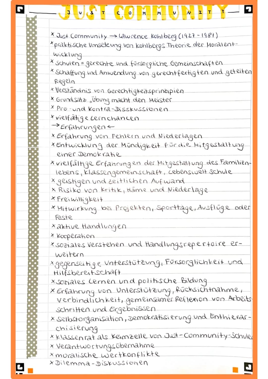 Just Community - Lawrence Kohlberg