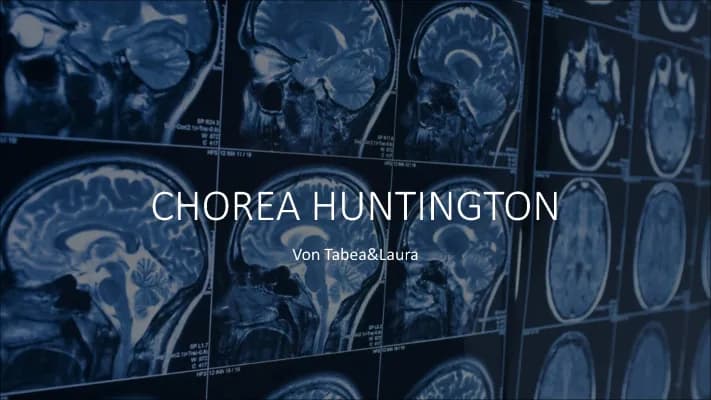 Know Chorea Huntington Präsentation  thumbnail