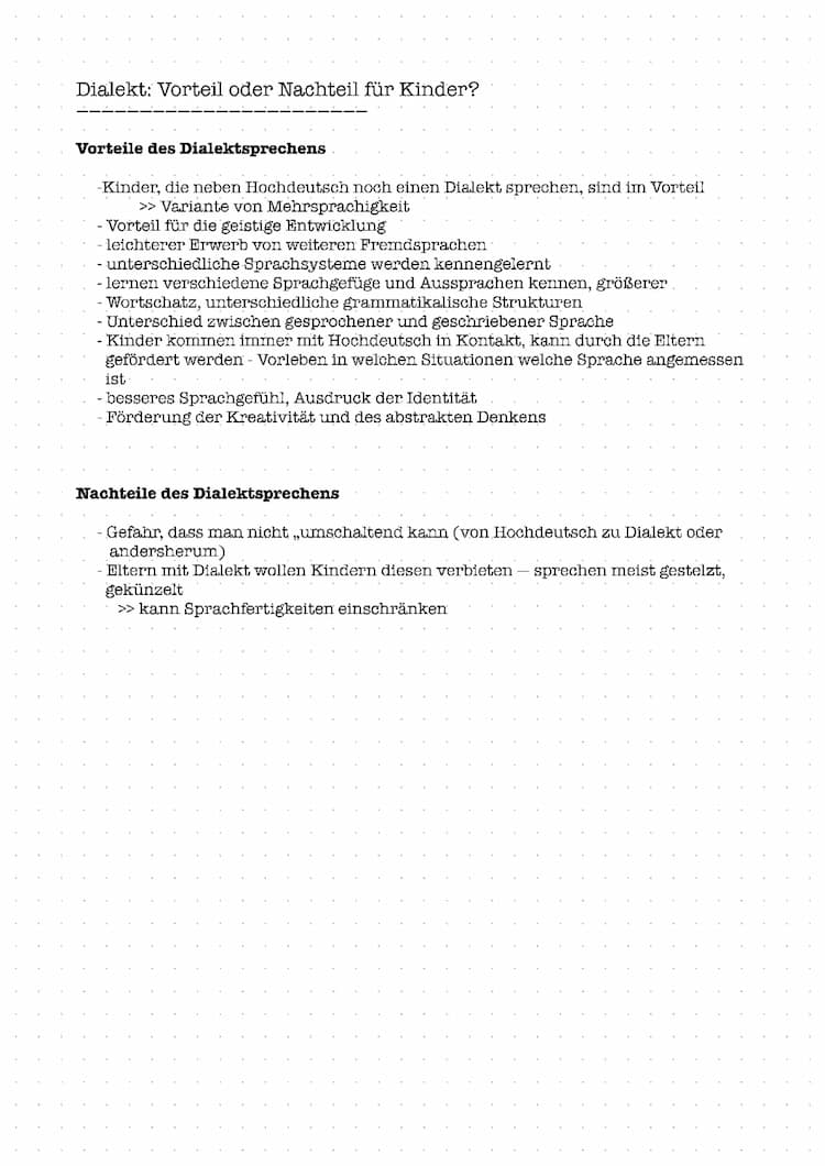 Know Dialekt - Vorteile und Nachteile thumbnail