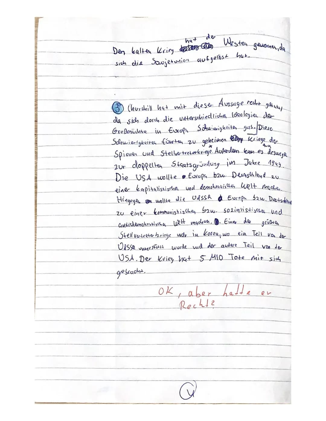 Klausur Geschichte 21D E-Phase, Schuljahr 2021/22
Thema: Der (frühe) Kalte Krieg
Name:
Aufgaben:
Datum:
6.12.21
1. Erläutern Sie in eigenen 