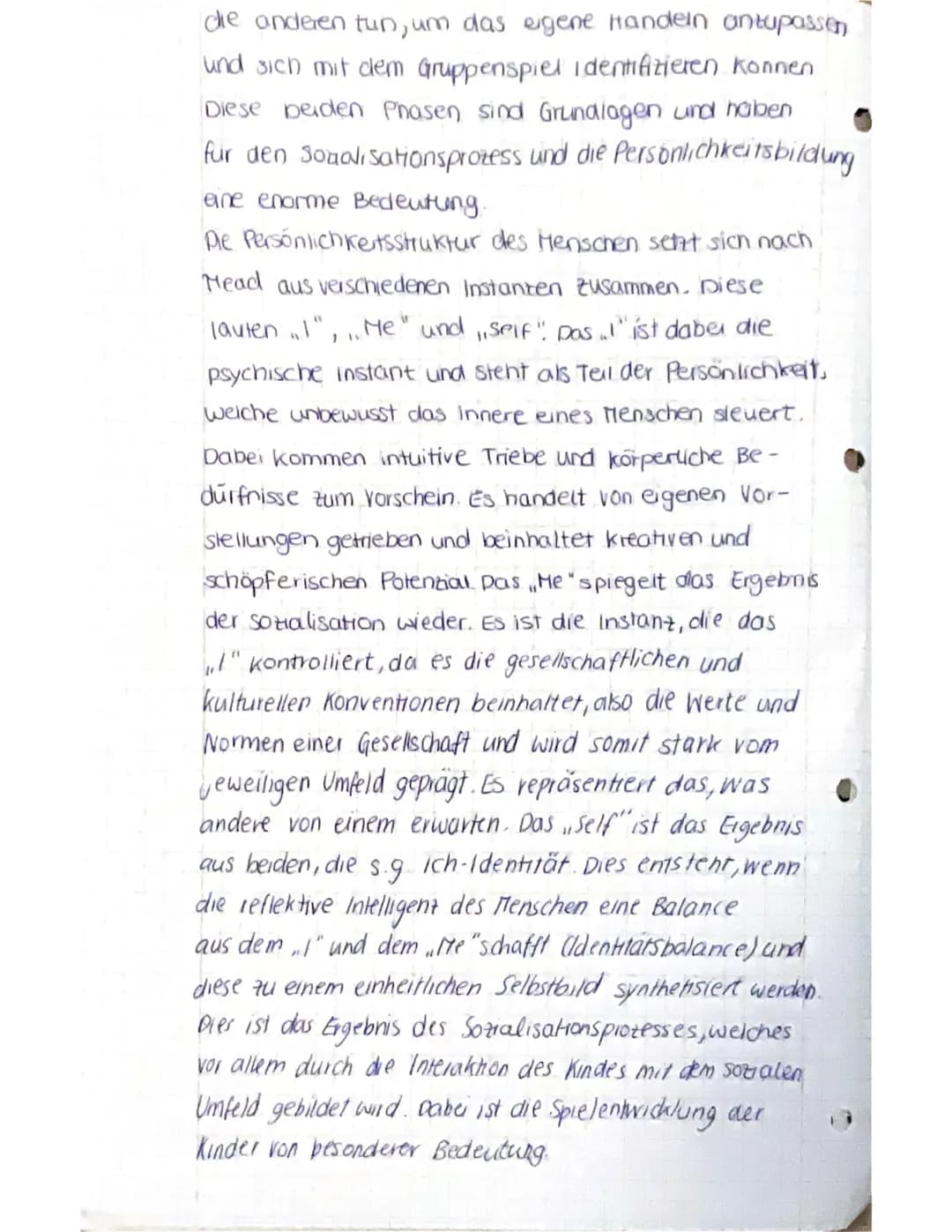 GRUNDANAHMEN
Mead - Symbolischer Interaktionismus
-Mensch als soziales Wesen, das sich durch Interaktion und zwischenmenschliche Kommunikati