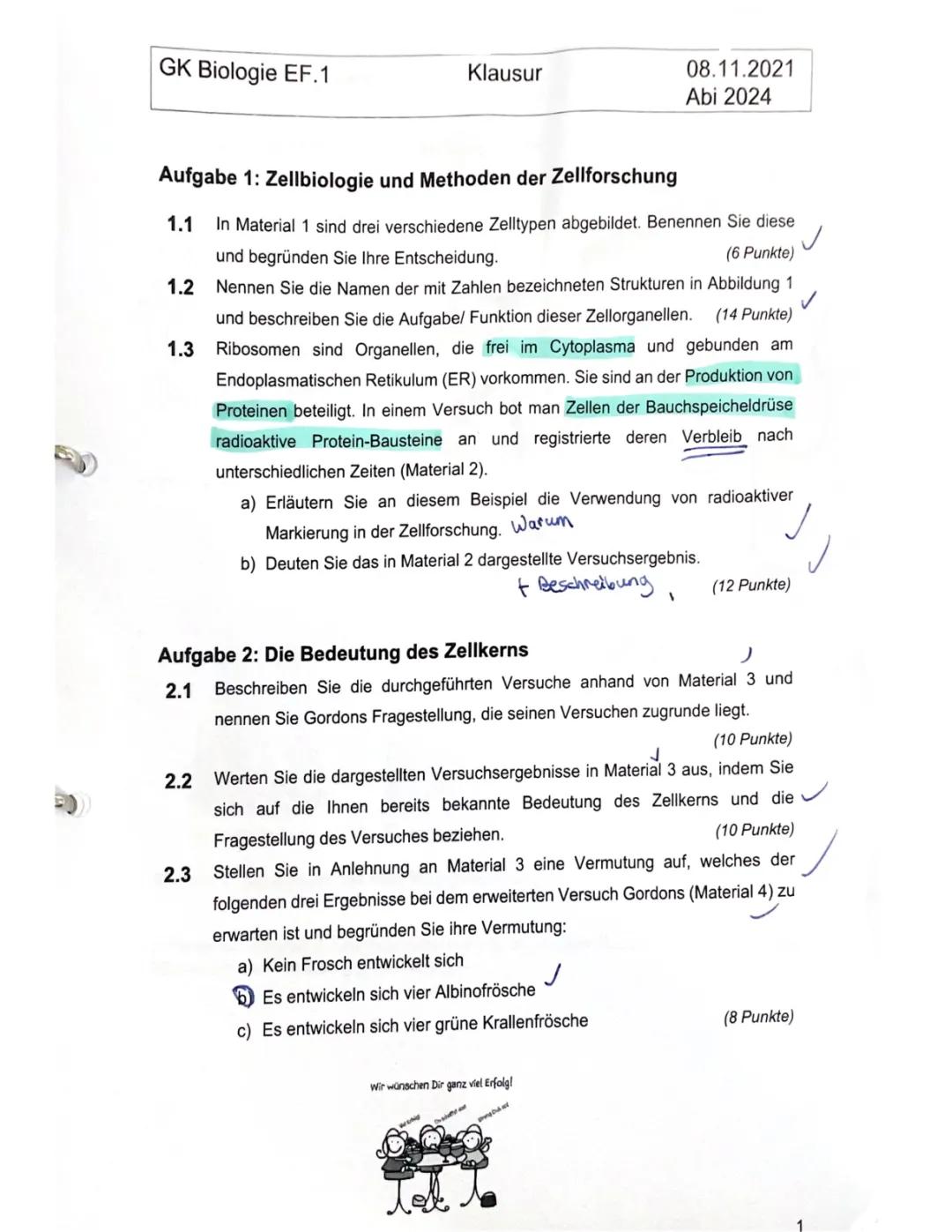  Zellbiologie 