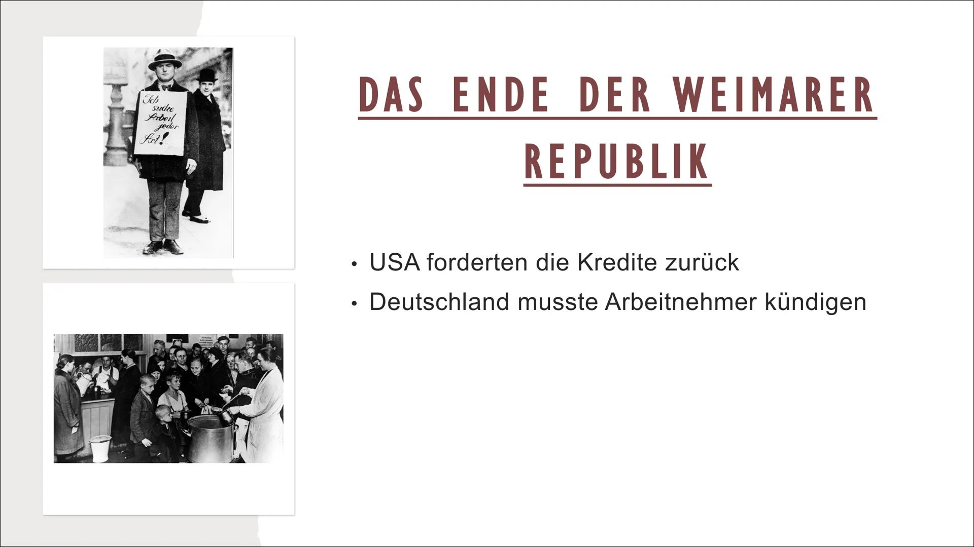 DIE WEIMARER REPUBLIK INHALTSVERZEICHNIS
DITTMAN
EBERT
Die Gründung der deutschen Republik.
Wie soll Deutschland regiert werden?
• Die Gründ