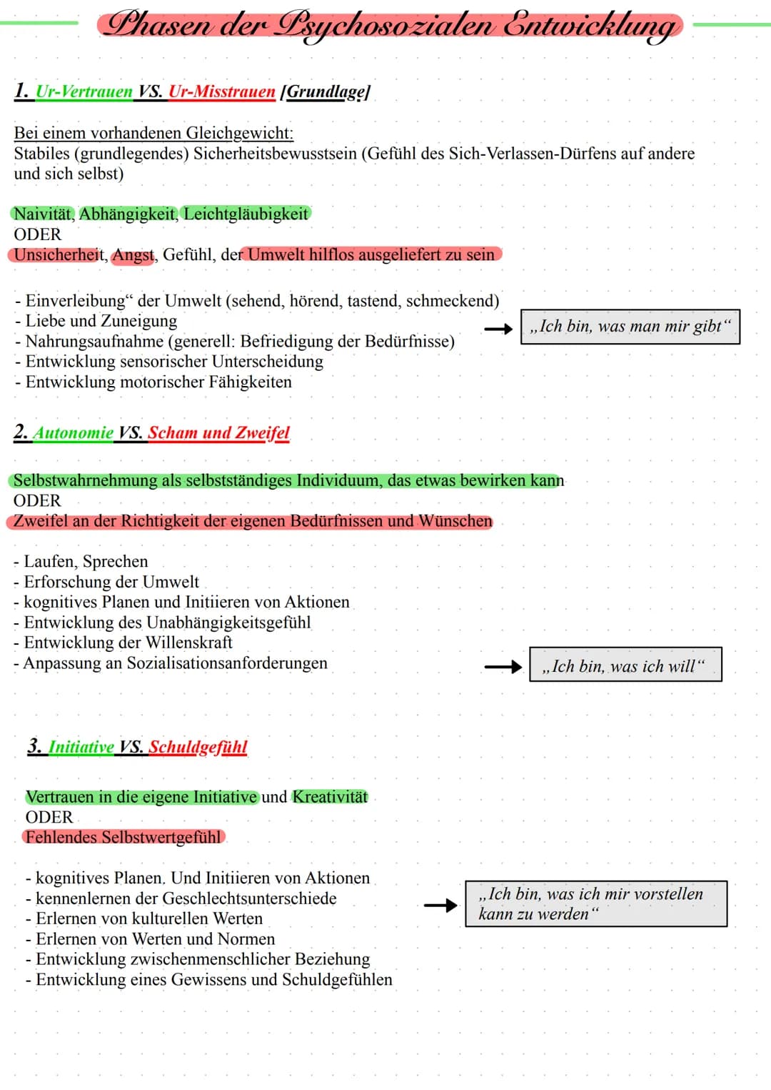 Erikson
Inhalt:
Psychosoziale Entwicklung
- Allgemein
- Begriff ,,Krise" nach Erikson
Theoriebschreibung
- Krisen Tabellarisch
- Krisen ausf