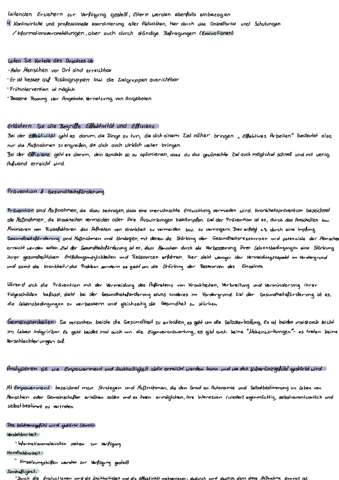 Prävention und Gesundheitsförderung