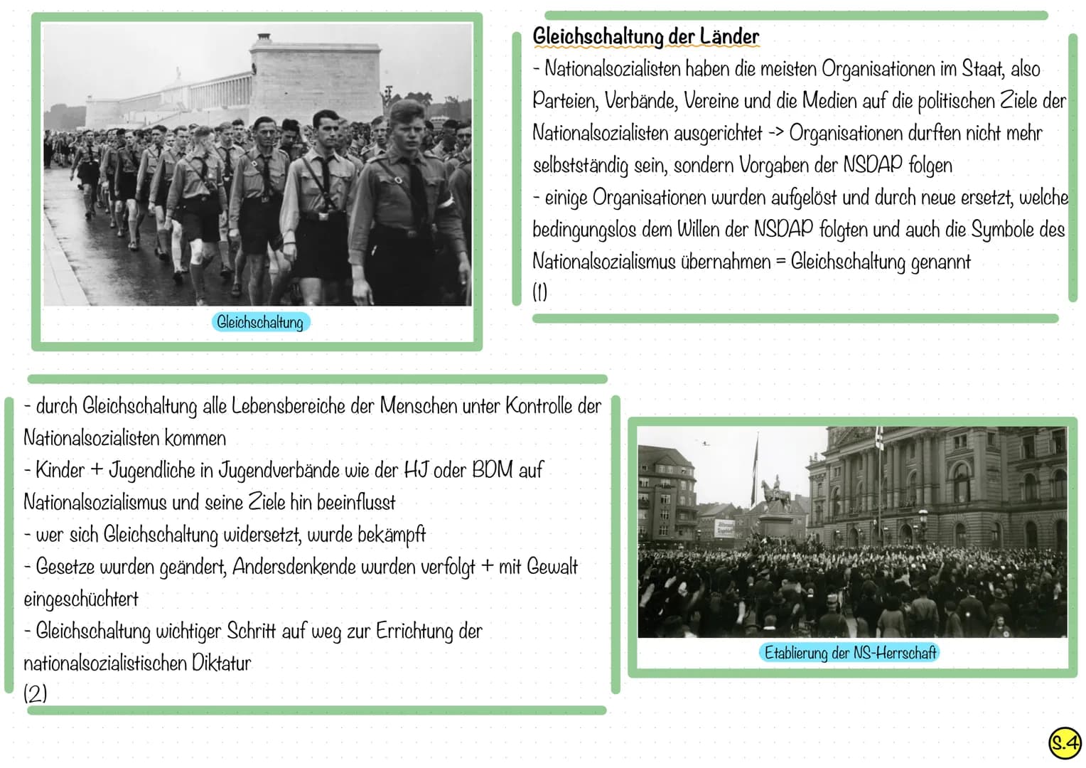 Nationalsozialismus
Hitler greift nach der Macht
- NSDAP neue Partei
- Präsidialkabinette an keine parlamentarische Mehrheit gebunden
- NSDA